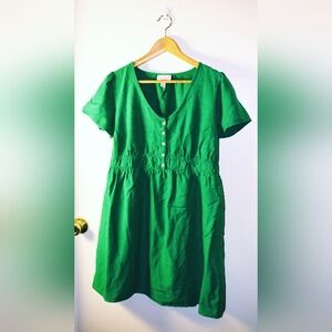 Isabel Maternity By Ingrid & Isabel Kelly Green Mini Dress, Size M